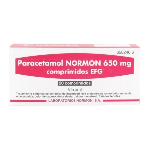 PARACETAMOL NORMON EFG 650...