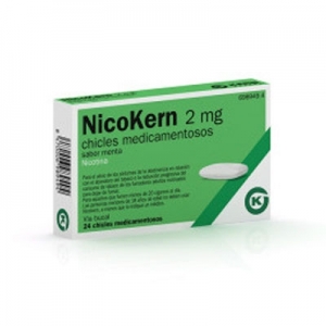 NICOKERN 2 mg 24 CHICLES...